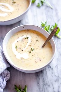 Leek and Potato Soup - Tastes Better from Scratch