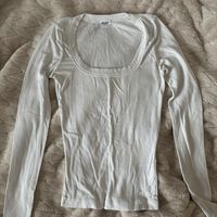 cotton on white scoop neck long sleeve