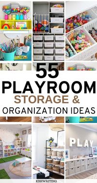 55 Best Playroom Storage & Organization Ideas