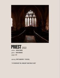 Priest | Sierra Simone | Book Poster | Tyler Bell Poppy Danforth | Polaroid Poster