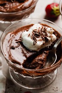 chocolate mousse (no raw eggs!)