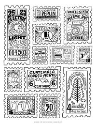 Vintage Stamp Studies on Behance