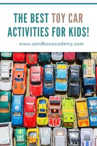 Do your kids love toy cars? Or do you have a bajillion toy cars in a bin and no clue what to do with them? HERE ARE 4 OF THE BEST CAR ACTIVITIES FOR PRESCHOOL KIDS! The best toy car activities for preschool! - Preschool indoor activities.