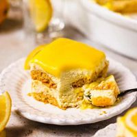 This lemon tiramisu is packed with creamy, tangy lemon flavour and is so easy to make.