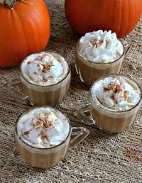 Slow Cooker Spice Pumpkin Lattes