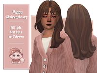 The Sims Resource - Poppy Hairstyle (Children)