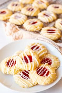 Shortbread Thumbprint Cookies