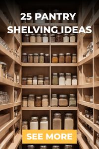 Transform your pantry into an organized paradise with these creative pantry shelving ideas. Whether you have a walk-in pantry or a small closet, discover innovative DIY solutions to maximize your storage space. From adjustable shelves to sliding racks, these pantry shelving ideas will help you keep everything neatly in place and easily accessible. Say goodbye to clutter and hello to efficient organization with these inspiring pantry shelves ideas!