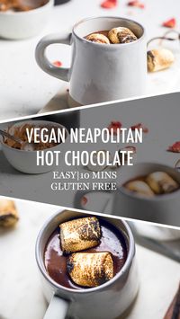 Vegan Neapolitan Hot Chocolate