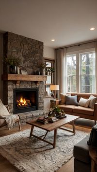 Transform your living room into a cozy haven with these warm and inviting decor ideas.