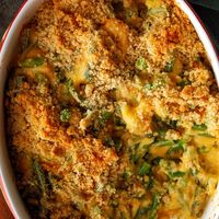 Beer-Cheese Green Bean Casserole