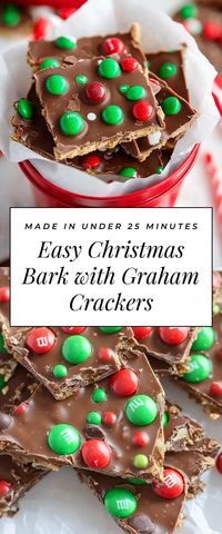 Whip up this Easy Christmas Bark with Graham Crackers for a festive treat that everyone will adore! It's super simple to make and perfect for holiday parties or cozy movie nights with family.