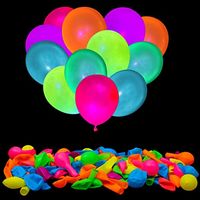 Amazon.com: 100 Pcs UV Neon Balloons ,Neon Glow Party Balloons UV Black Light Balloons Glow in the dark for Birthday Decorations Wedding Glow Party Supplies Blacklight Reactive Fluorescent Balloons : Toys & Games