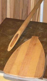 Birds Mouth Hollow Shaft Paddle Making