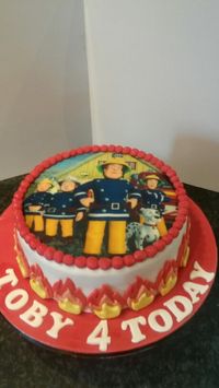 Fireman sam cake