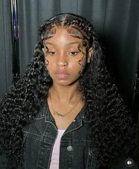 pretty & unique buss down wig. follow for more content.