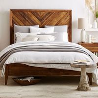 Alexa Reclaimed Wood Bed | west elm