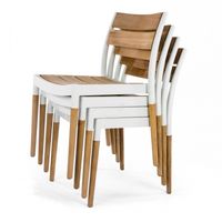 Bloom Side Chair Set of 4 - Teak & Powder Coated A | Westminster Teak