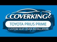 How to Install 2017-2020 Toyota Prius Prime Custom Seat Covers | COVERKING® - YouTube