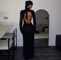 Backless Maxi Dress #fashion #maxidress