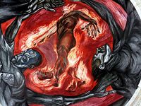 Hombre en llamas - Jose Clemente Orozco