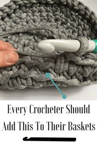 The #1 Secret To Make Your Crochet Basket Sturdy