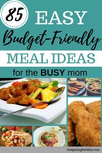 85 Meal Ideas for the Busy Mom