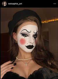 #halloween #halloweenmakeup #halloweenmakeuplooks #mime #clown #makeup