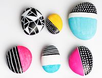 DIY Painted Rock Magnets