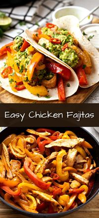 Savor the bold and delicious flavors of our Easy Chicken Fajitas, a quick and satisfying dish that's perfect for busy weeknights. Follow us for more mouthwatering recipes that will inspire your culinary adventures and keep your taste buds delighted!