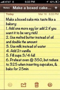 Make a boxed cake mix taste like a bakery cake. This is the cheat that I use for my cakes. Fabulous!!