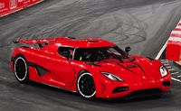 Koenigsegg Agera on track