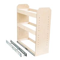 Organize your existing cabinets with this made-to-fit Slide-A-Shelf organizer that secures to base of your cabinet or existing full shelf you currently store items on. A custom fit assures you minimum wasted space and convenient access to all the items you store. These heavy-duty shelves will help you get and stay organized for life. Imagine no more getting on your hands and knees to reach the items you store throughout your home. The process is quick and easy and these slide-outs are perfect fo