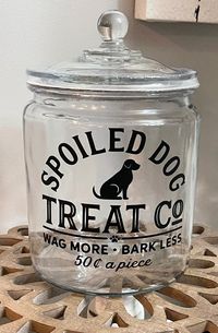 Large Dog Treat Jar - Etsy