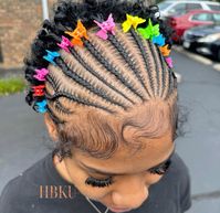 #cutehairstyle #hairclip #braided #braids #boxbraidshairstyles #boho #fulani