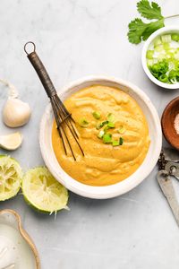 Spicy Lime Tahini Sauce - All the Healthy Things