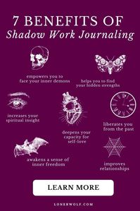 Your Shadow is your dark side – the place within you that causes you to feel scared, ashamed, ugly, and unworthy. Most of us prefer to suppress, deny, and disown our Shadow … to our doom. Are you courageous enough to walk the path less traveled? Do you want to be free? Would you like to finally experience unconditional self-love? These spiritual shadow work journaling prompts are powerful ... #shadowworkjournaling #shadowworkjournalingprompts