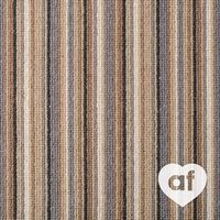 The stylish striped Wool Rock 'n' Roll Tainted Love carpet is ideal as a stair runner. By Alternative Flooring.