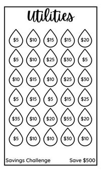 Saving money can be hard, but this savings challenge bundle is super easy to use and will help keep you motivated on your saving journey. Simply color in the icon on each savings challenge as you save that amount of money. These mini savings challenge printables are perfect for those that participate in cash stuffing and monthly savings challenges, and they fit perfectly into your A6 cash binder!