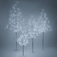 3' Silver Fairy Light LED Tree