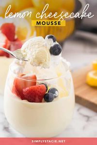 Lemon Cheesecake Mousse