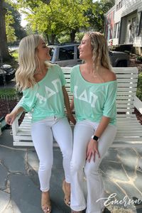 Get this for your sorority! 1) Click the pin 2) Click “customize me” on our site 3) Get a proof! | Custom Sorority Designs | Custom Sorority Apparel | Sorority Tee | Greek T-shirts | Recruitment | Philanthropy | Sisterhood | Alpha Delta Pi |