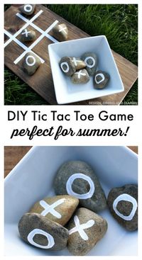 Outdoor Tic Tac Toe Game - Create Your Own Wooden Backyard Game