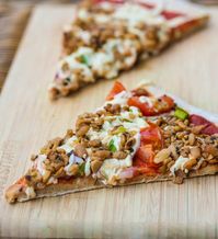 Easiest Whole Wheat Oil Free Pizza dough recipe that will have you eating delicious, homemade, plant strong pizza in just 30 minutes.