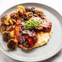 BBQ Glazed Half Chicken by Ree Drummond