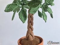 Crochet pattern lucky chestnut pot plant Renirumi | Etsy