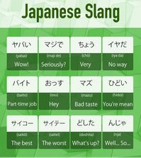 Here is the Most Important Japanese Language #Slang that will Help you to Understand Japanese Language Easily. Get Learn Japanese #Language with India's Top #Japanese Language #Institute Nihonkai Call Us ☎☎+91-11-47353843, +91-99997-98094 or visit Nihonkai