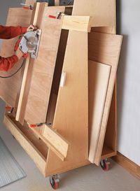 Panel-Cutting Lumber Cart | Woodworking Project | Woodsmith Plans