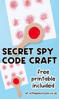 Secret Reveal Magnifying Glass Craft