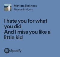 motion sickness - phoebe bridgers